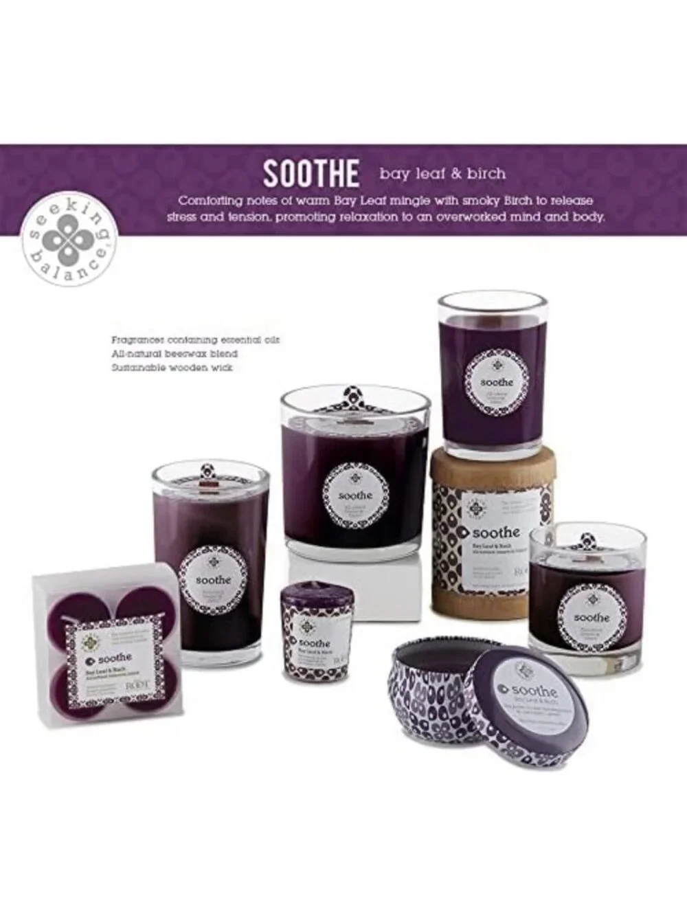 Bay Leaf & Birch Aromatherapy Spa Candles - 18-Count Votive Set for Relaxation